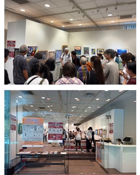 現代童画会セミナー展 2025 会場の様子