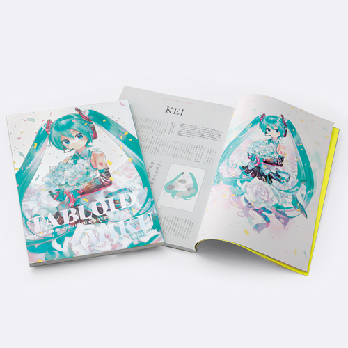 報知新聞社 様 TABLOID MIKU