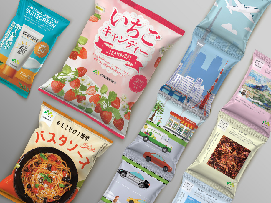 紙製軟包装　パッケージイメージ