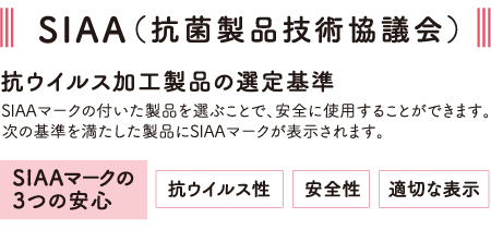 SIAA（抗菌製品技術協議会）について