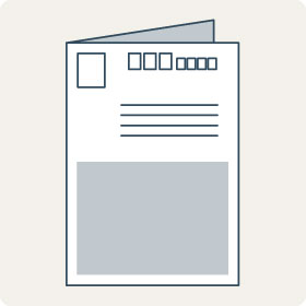 A4圧着はがきイメージ