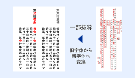 旧字体対応・新字変換